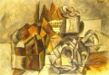 Coffret compotier tasse 1909 Cubisme